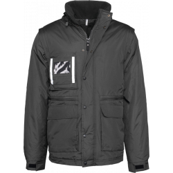 Workwear Parka WK6106 mit abtrennbaren Ärmeln, Kariban