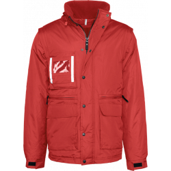 Workwear Parka WK6106 mit abtrennbaren Ärmeln, Kariban