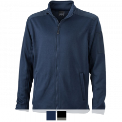 Strickfleecejacke mit...