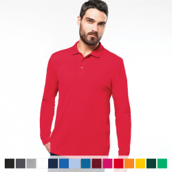 Langarm Polo-Shirt, K256