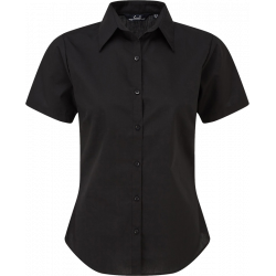 Damenbluse PREMIER kurz -weiß & schwarz- PR302