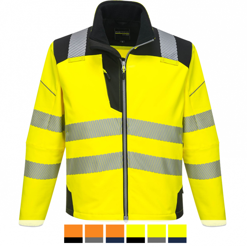 Warnschutz Softshelljacke PW3, Portwest
