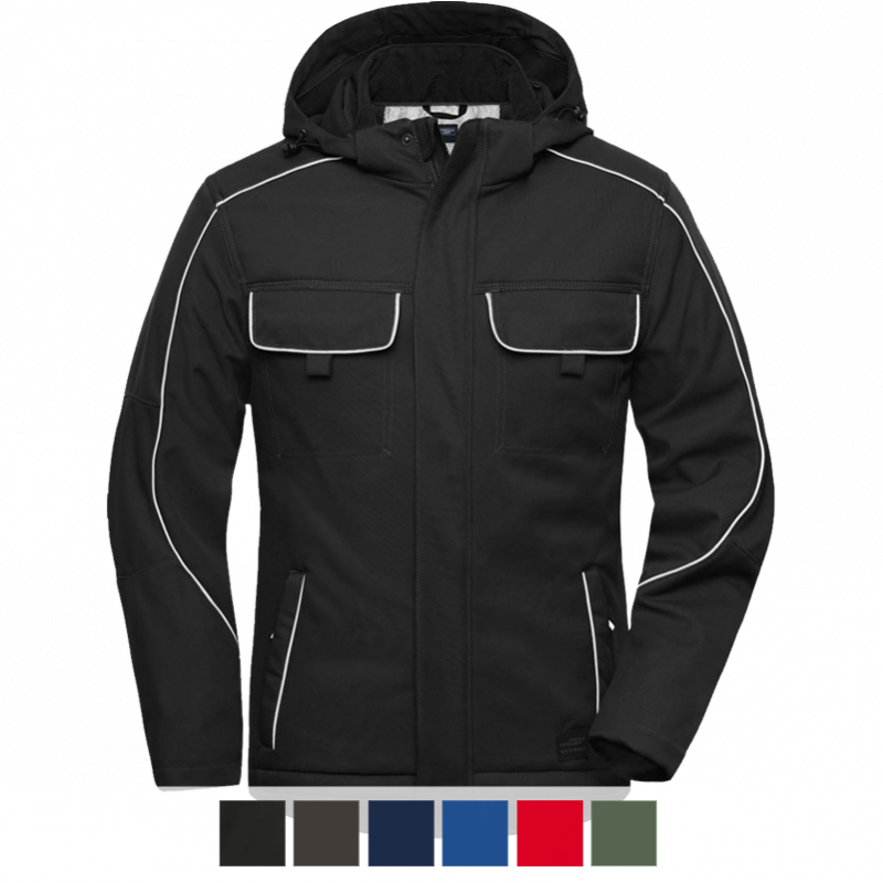 Softshell Padded Jacke JN886, James & Nicholson