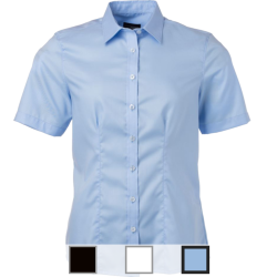 Micro- Twill Bluse kurzarm...
